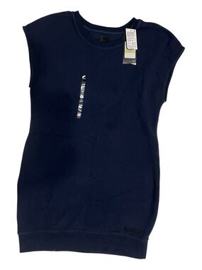 NWT Under Armour Unstoppable Knit Dress Navy Blue Medium Cutout Back
